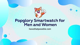 Smart Watch, Popglory Smartwatch with Blood Pressure, Blood Oxygen Monitor