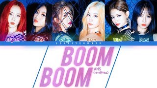 (에이엔에스) – BOOM BOOM (붐붐) Lyrics (Color - YouTube