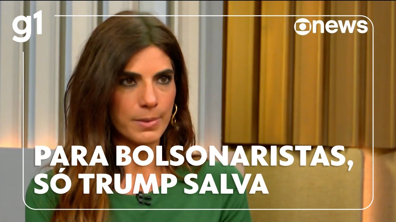 ANDRÉIA SADI: Para aliados de Bolsonaro, só Trump salva | #globonews