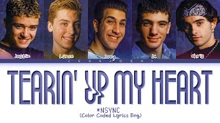 *NSYNC - Tearin&#39; Up My Heart (Color Coded Lyrics Eng)