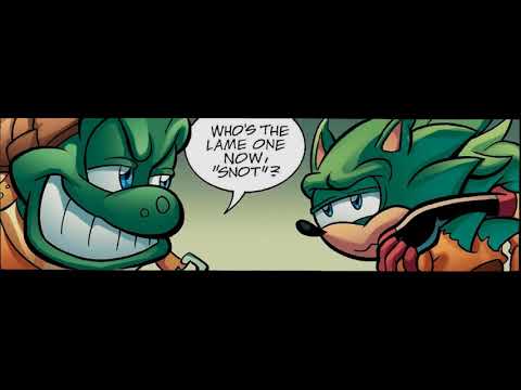 Sonic Universe Issue #29 Scourge Lock Down: Part 1 [Rock Bottom!] Comic Drama!