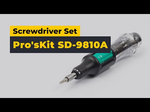 Screwdriver Pro'sKit SD-9810A with Bit Set Preview 6