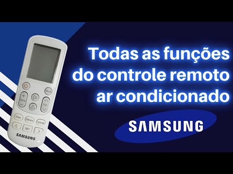 Vídeo: Como usar controle remoto Samsung WindFree: 7 dicas