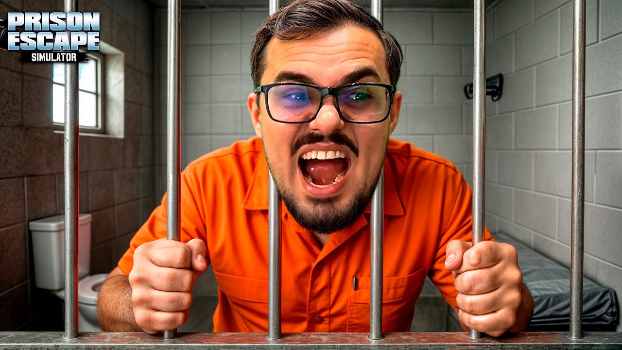 ESTOU EM UMA PRISÃO DE SEGURANÇA MÁXIMA - Prison Escape Simulator - Parte 3