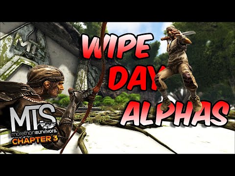 HOW THE ALPHA TRIBE RUNS WIPE DAY! - ARK MTS DAY 1