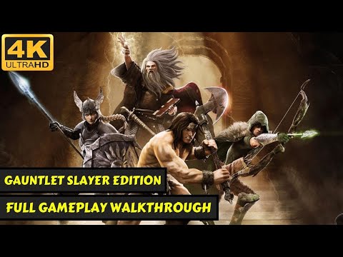 Gauntlet Slayer Edition - Full Gameplay Walkthrough Movie - No Commentary - 4K