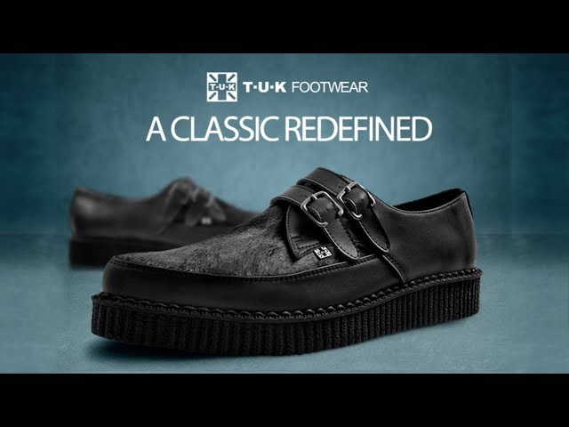 Vídeo relacionado con T.U.K. Pointed Creeper Monk Buckle - Zapatos Hombre y Mujer - Color Black Leather - Talla EU37