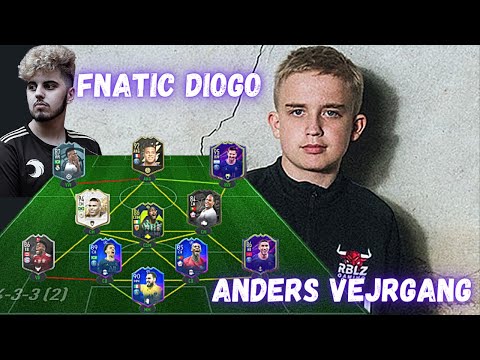 ANDERS VEJRGANG VS FNATIC DIOGO - FIFA 22 WL | PRÓ X PRÓ