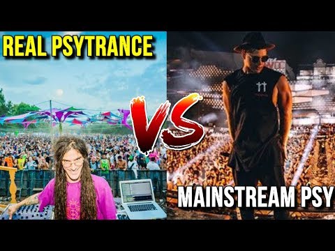 Real Psytrance VS Mainstream Psytrance Video