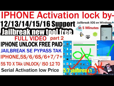 iPhone activation lock bypass/ISO 12x16.6 support/iPhone Apple ID remove how to iPhone unlock