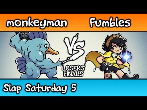 monkeyman (Fish) vs Fumbles (Remedy) - Losers Finals [Slap Saturday #5 (8/4/18)]