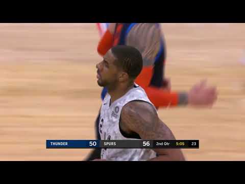 LaMarcus Aldridge 27 points Highlights vs Oklahoma City Thunder 3.2.2019