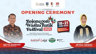 Download lagu 🔴[LIVE] OPENING CEREMONY BOJONEGORO WASTRA BATIK FESTIVAL 2025 mp3
