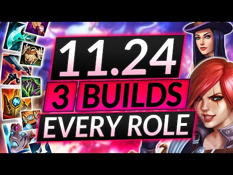 3 NEW Champions Builds for EVERY ROLE that are Taking Over Patch 11.24 - LoL Season 12 Guide