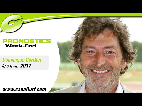 Pronostics WE des courses pmu du 4 et 5 février 2017 - Dominique Cordier