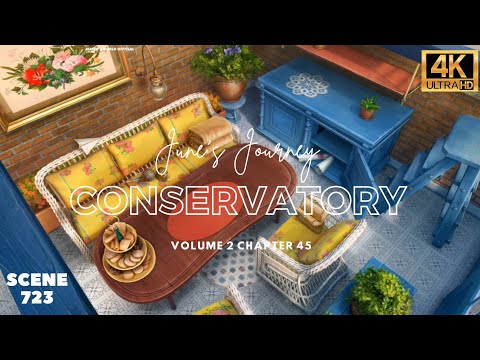 June's Journey Scene 723 Vol 2 Ch 45 Conservatory *Full Mastered Scene* 4K