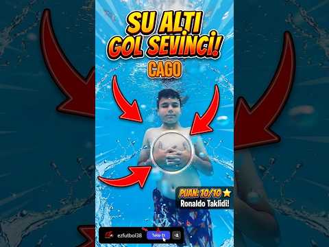 Su Altında Gol Sevinçleri! 🏊‍♂️⚽