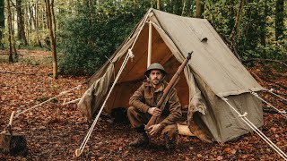 WW2 Camping: Canvas Officers Tent, D-Day Outfit, Lee Enfield etc