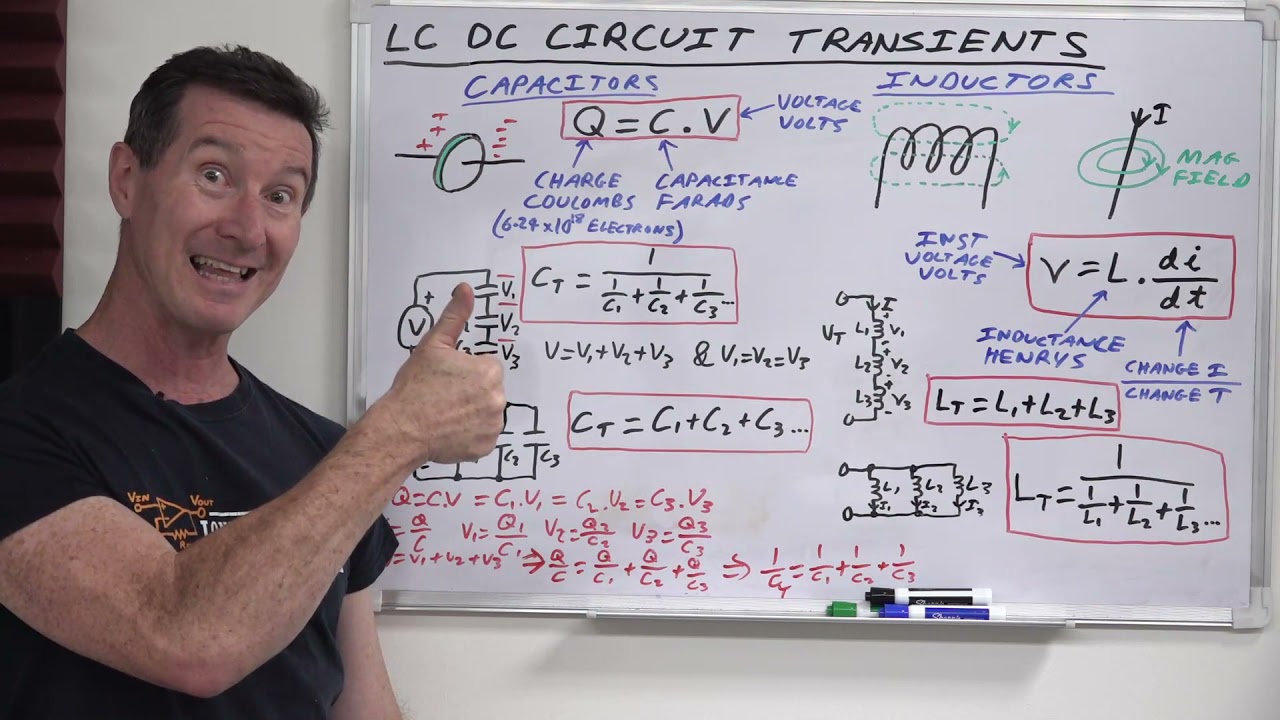 EEVblog 1406 - DC Fundamentals Part 7: DC Circuit Transients Fundamentals