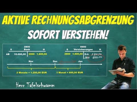 Simple explanation of the active accruals and deferrals ARA with example and posting records on T...