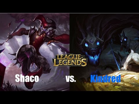 SHACO JUNGLE VS. KINDRED LEAGUE OF LEGENDS FULL GAMEPLAY