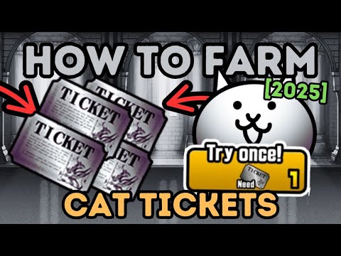 How To Easily Farm NORMAL CAT TICKETS in Battle Cats!