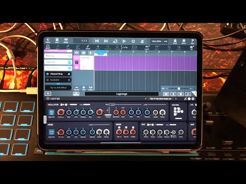 Lagrange Synth - 55 Patch Preset Pack by Sound Of Izrael - Demoed in Cubasis 3 - Live