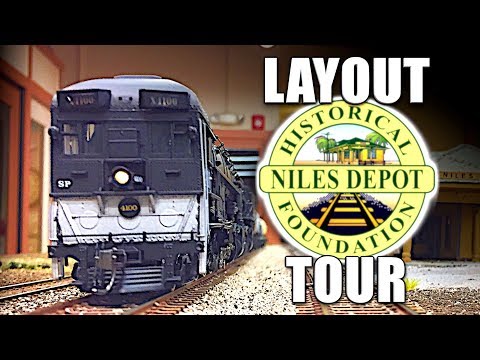HO Scale Model Railroad Layout Tour TCSME Niles Depot