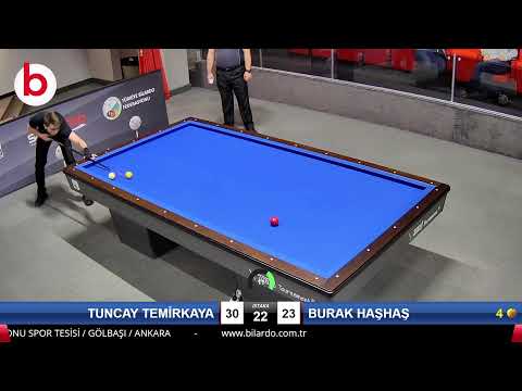 TUNCAY TEMİRKAYA & BURAK HAŞHAŞ Bilardo Maçı - 2021 TÜRKİYE ŞAMPİYONASI 2.ETAP-8.TUR