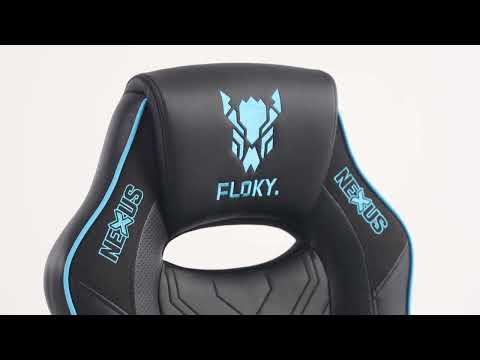 Миниатюра изображения товара Кресло геймерское Floky Nexus (черный/синий V1)