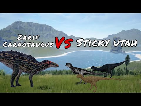 Zarif Carnotaurus vs Sticky Utah - Sticky Utah POV - (youtuber vs youtuber)