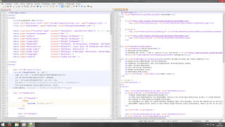 Notepad++: Zwei Dokumente nebeneinander