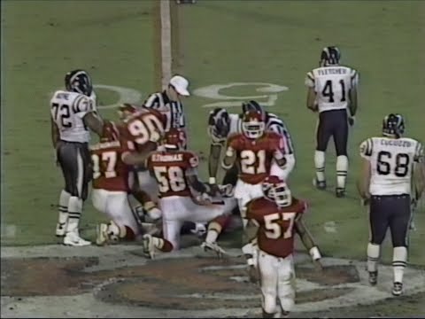 Derrick Thomas and Neil Smith meet at the QB on MNF in Kansas City