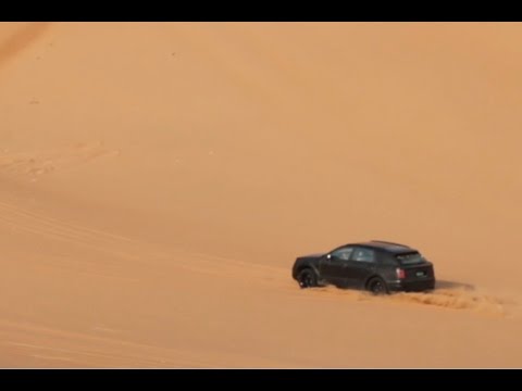 New Bentley Bentayga SUV hot weather testing in Dubai