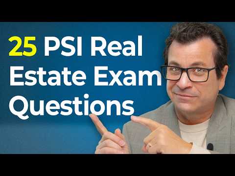 PSI Real Estate Exam (25 Practice Questions)