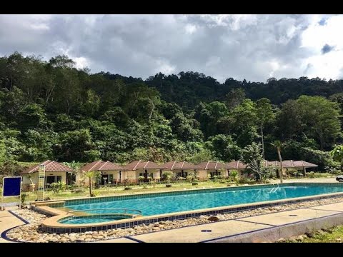Small Resort for Sale Near Stream and Popular Rafting Area in Phang Nga