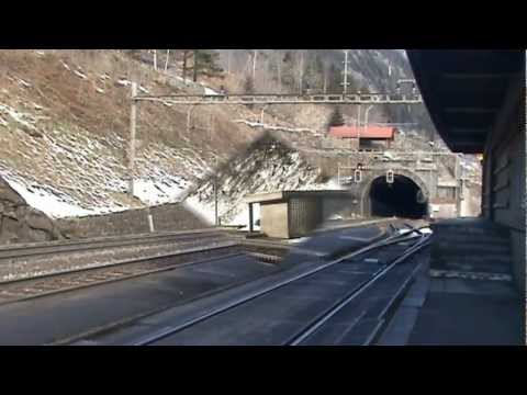 Bahnverkehr Wassen/Flüelen 03.01.2013
