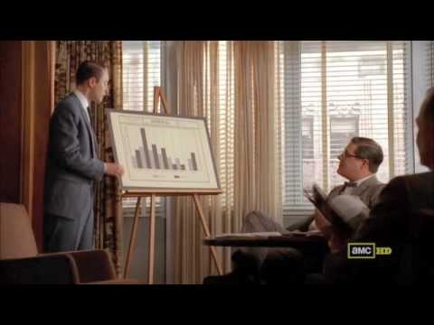 Mad Men Pete Campbell Admiral Ad scene3-The Pitch from "The Fog" S03E05