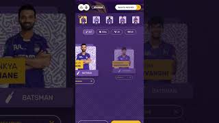Knight Club App My Dream11 Team⚡|#amikkr #knightclub #gifts #kkr #ipl2025 #rcb #csk #mumbaiindians