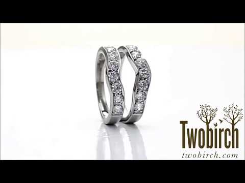 Contour Shape Channel Set Enhancer Ring Guard-TwoBirch-TB-GUARD-0049-WG-N