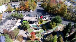 preview picture of video 'Castle Aerial Fly By; The Castle Fun Center in Chester, NY'