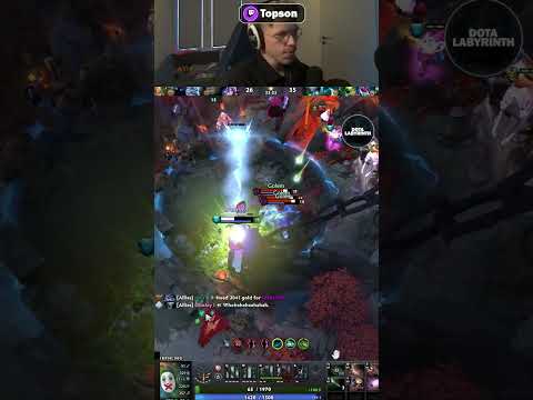 TOPSON DIDN'T EXPECT THIS WHEN RESPAWNING IN DOTA 2 #dota2 #gamer #gaming #outplay #twitch