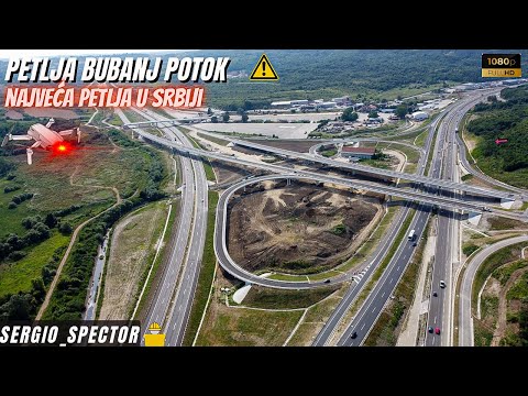 Petlja Bubanj Potok - radovi na isključenju za Beograd, uključenje na Obilaznicu iz pravca Niša