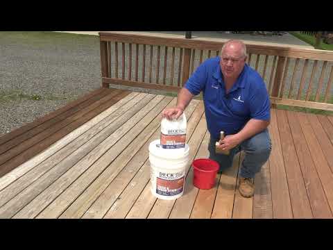 Deck Restoration Plus Deck & Wood Stain - Tabernacle Harvest Demo