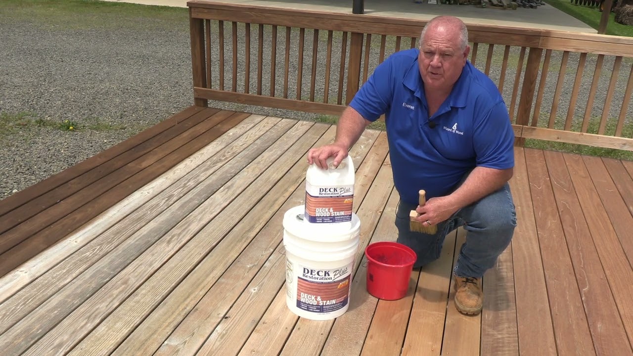 Deck Restoration Plus Deck & Wood Stain - Tabernacle Harvest Demo