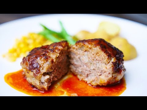 [Receta básica] ¡Lo que necesitas recordar! Cómo hacer un filete de hamburguesa ~ filete humberg [La receta de cocina es de Party Kitchen 🎉]
