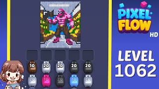 Pixel Flow Level 1062 Solution Walkthrough
