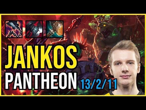 JANKOS - PANTHEON vs. NIDALEE Jungle | EUW DIAMOND | PATCH 11.1