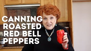 Canning Roasted Red Bell Peppers