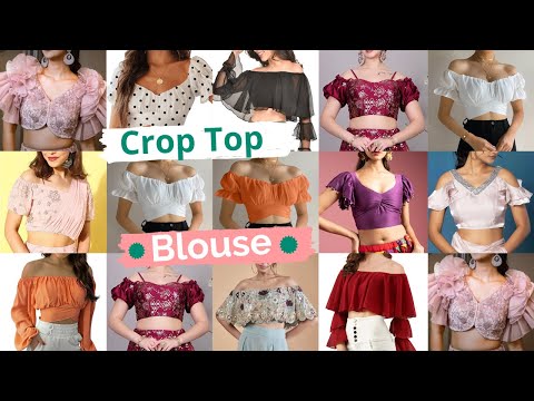 Lovely Crop Top Blouse For Women 2025 👗| Crop Tops Blouse Design for Woman | Blouse Crop Top